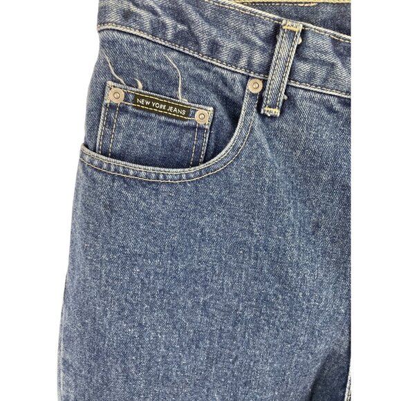 New York & Company Womens SIze 6 Avg Classic Fit Blue Denim Jeans Straight Leg - Picture 4 of 9